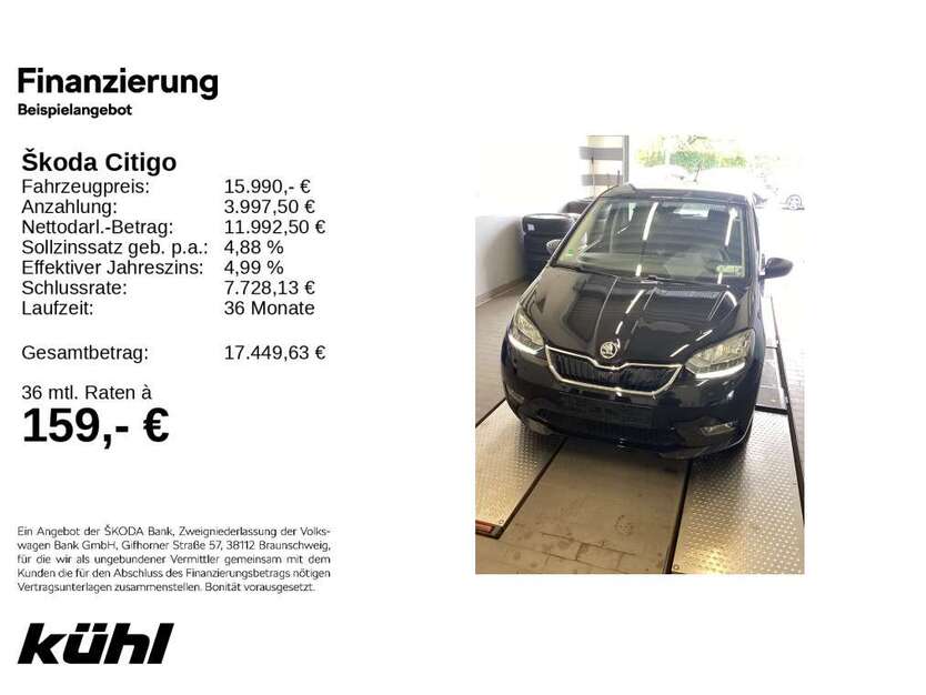 Skoda Citigo 38.667 km 15.690 € Hildesheim 31137