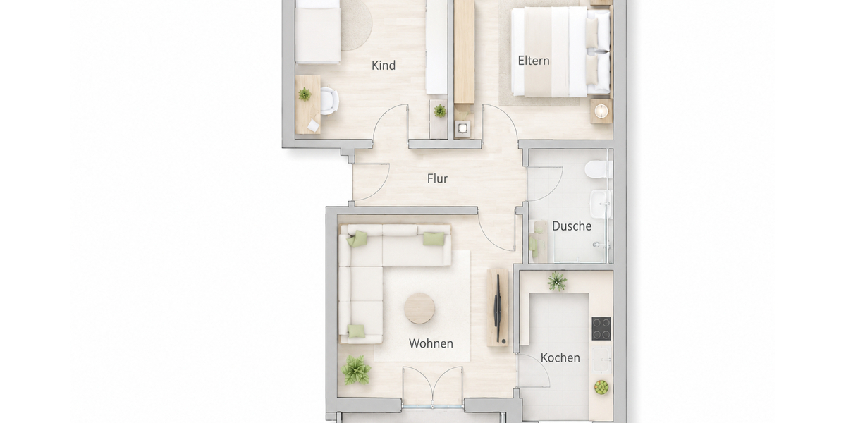 3-Zimmer-Wohnung mit zusätzlichem ausgebautem Zimmer im Dachgeschoss - Etagenwohnung Ulm Weststadt | Angebot:26491749