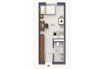 Etagenwohnung Wiesbaden Klarenthal - 1 Zimmer, 20 m&sup2;, 499&euro; | Angebot:26618610