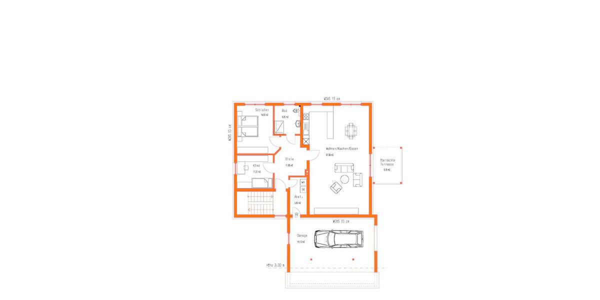 Terrassenwohnung Bergneustadt - 3 Zimmer, 114 m&sup2;, 1.100&euro; | Angebot:26384282