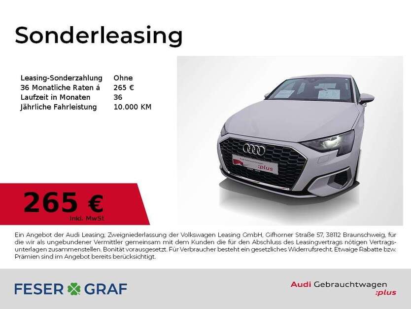 Audi A3 10.978 km 31.940 € Erlangen 91058