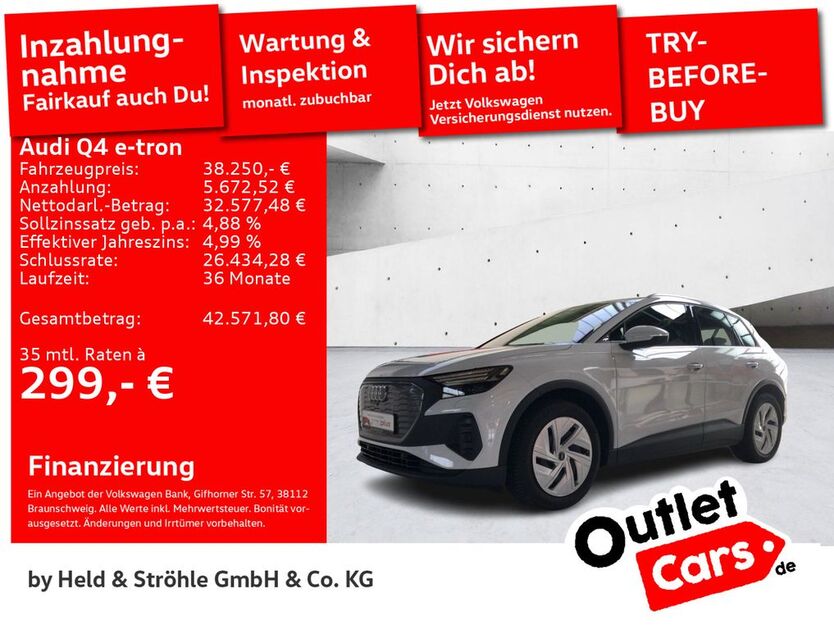 Audi Q4 e-tron 32.404 km 35.470 € Senden 89250