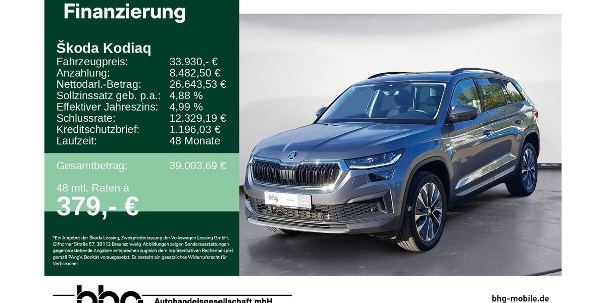 Skoda Kodiaq 88.347 km 32.860 &euro; Reutlingen 72770