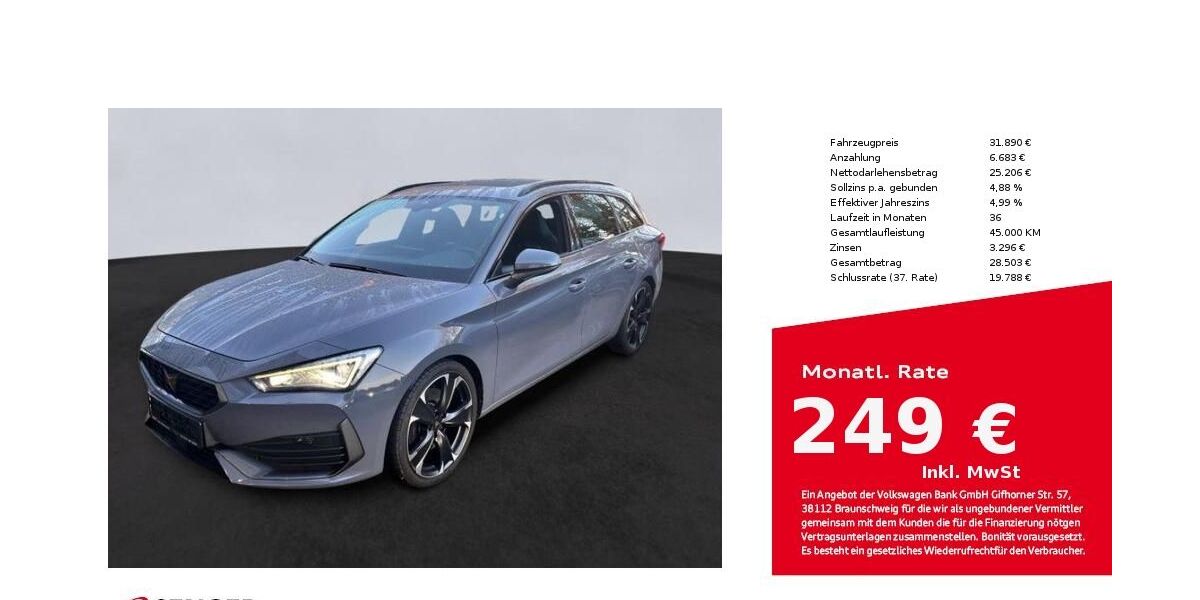Cupra Leon 44.941 km 31.890 &euro; Bielefeld 33609