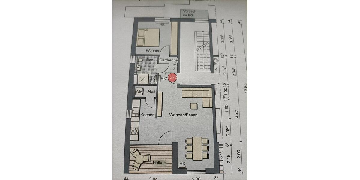 Loft - Studio - Atelier Tuttlingen - 2 Zimmer, 62 m&sup2;, 1.114&euro; | Angebot:26634383