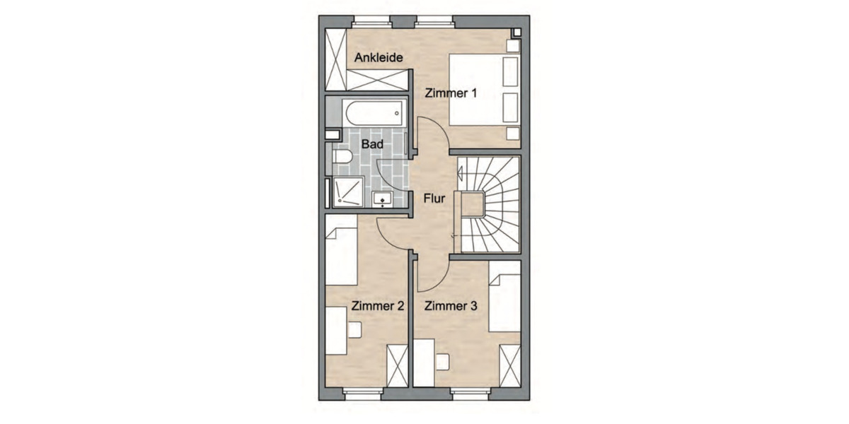 Maisonettenwohnung Lüneburg Goseburg-Zeltberg - 4 Zimmer, 100 m&sup2;, 470.000&euro; | Angebot:25920521