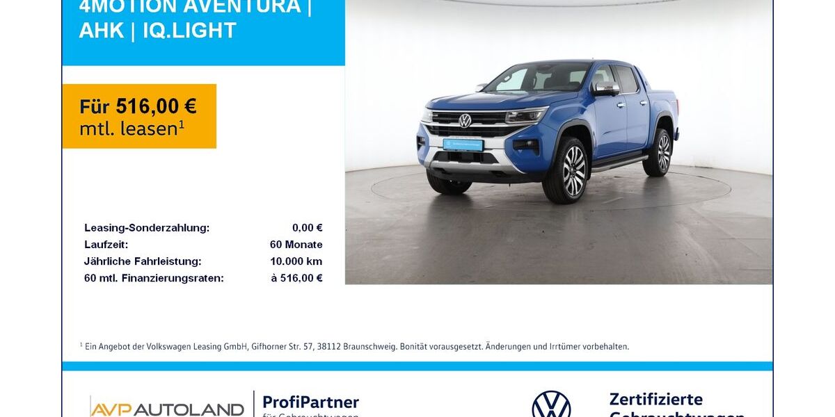 VW Amarok 4.733 km 51.960 &euro; Plattling 94447