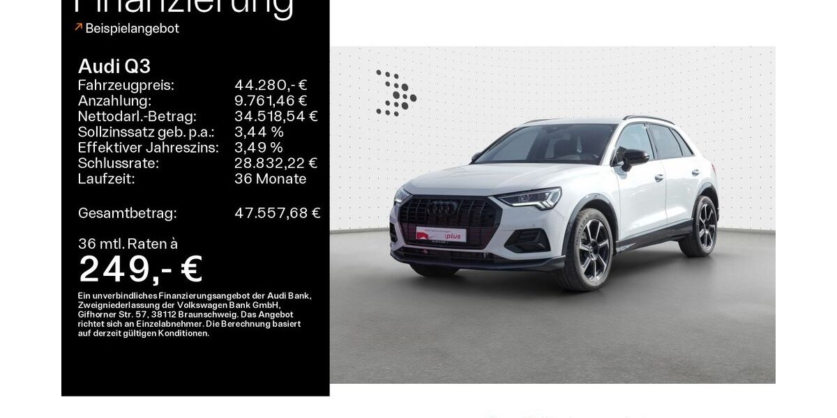 Audi Q3 5.833 km 44.280 &euro; Haßfurt 97437