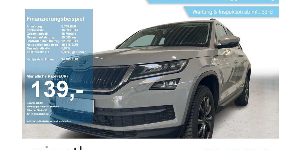 Skoda Kodiaq 132.761 km 24.180 &euro; Duisburg-Rheinhausen 47226