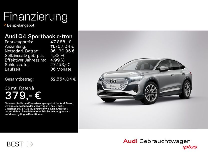 Audi Q4 e-tron 20.150 km 45.888 € Mühlheim 63165