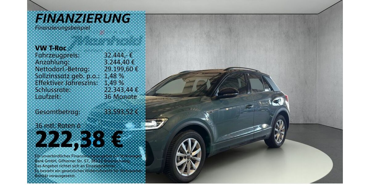 VW T-Roc 4.100 km 32.444 &euro; Auerbach/Rebesgrün 08209