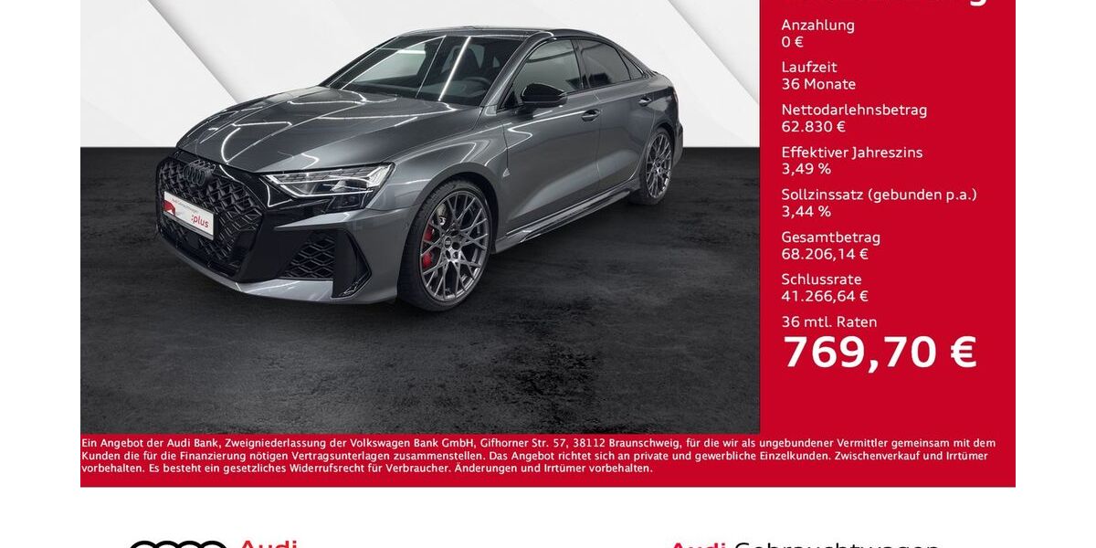 Audi RS3 7.163 km 62.830 &euro; Giessen 35394