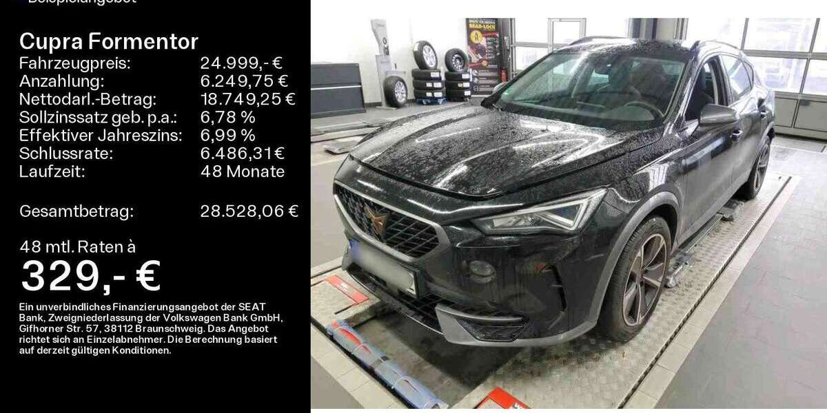 Cupra Formentor 31.600 km 24.999 &euro; Buedingen 63654