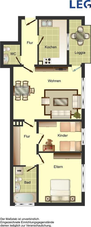 Demnächst frei! 3-Zimmer-Wohnung in Neunkirchen Salchendorf zimmer