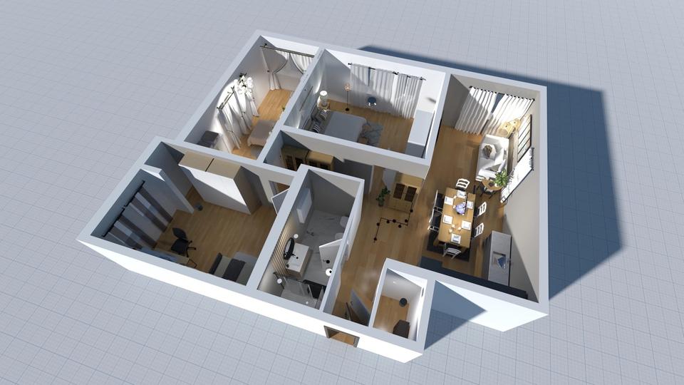 Hochparterre Gersthofen - 4 Zimmer, 102 m&sup2;, 499.000&euro; | Angebot:23164999