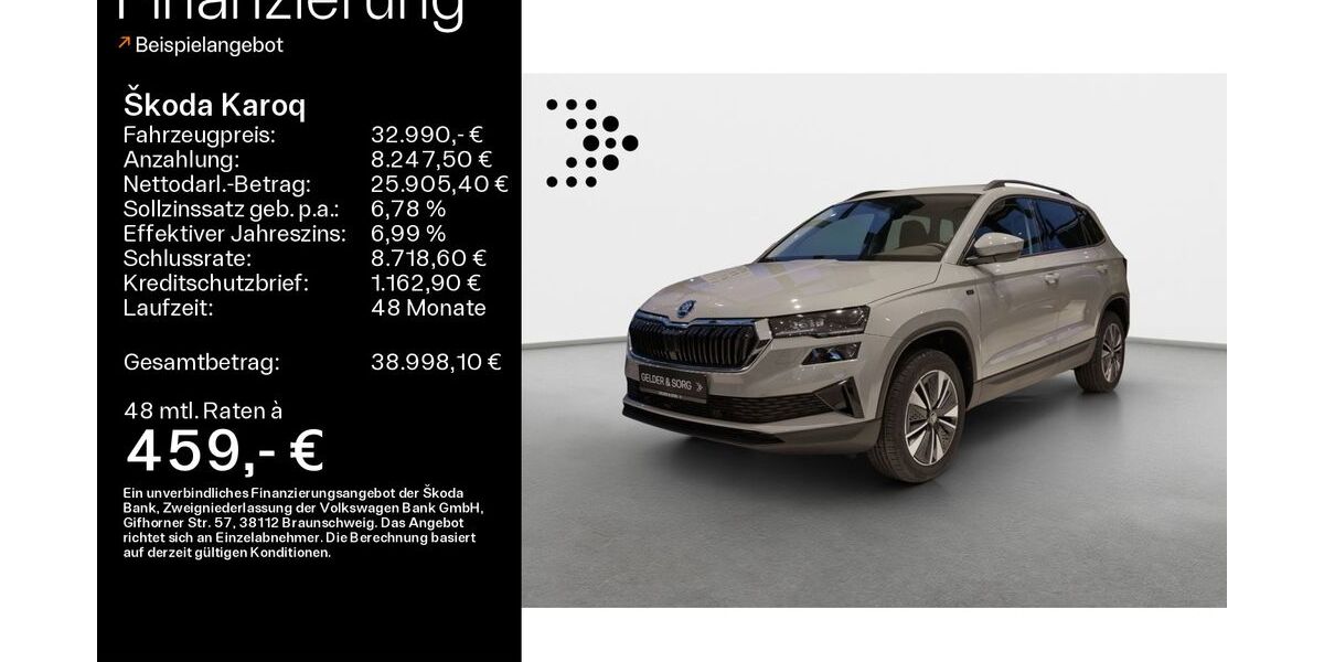 Skoda Karoq 4.500 km 32.990 &euro; Coburg 96450