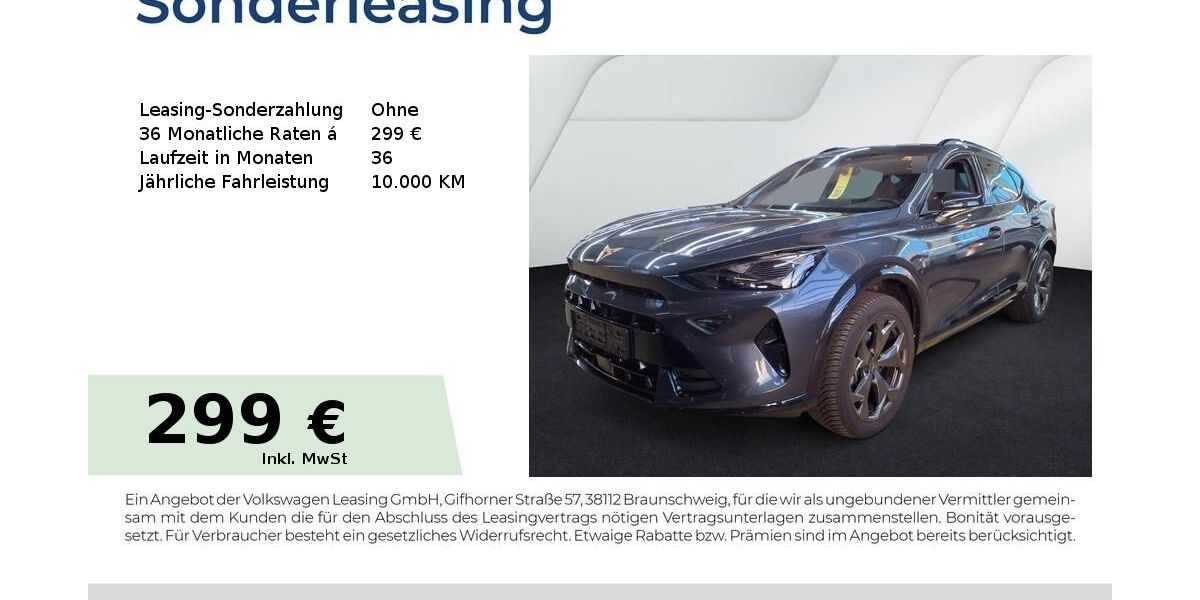 Cupra Formentor 20.150 km 34.890 &euro; Forchheim 91301