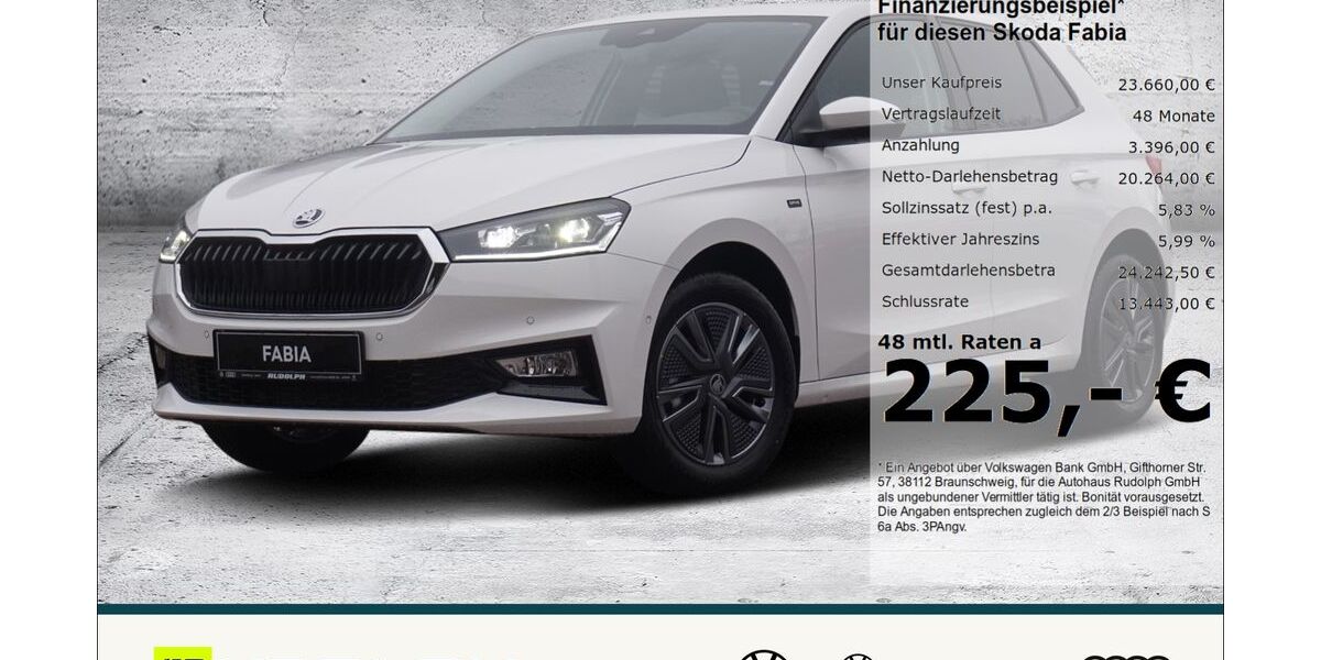 Skoda Fabia 6.200 km 22.990 &euro; Merseburg 06217
