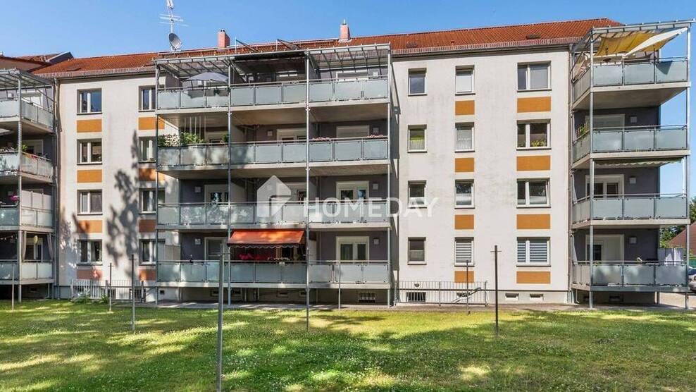 Gemütliche 2-Zimmer-Wohnung mit Sonnenbalkon & Stellplatz - - ruhig gelegen in Taucha 2 zimmer