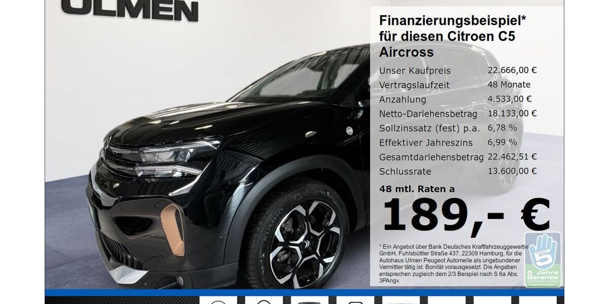 Citroen C5 Aircross 16.915 km 19.980 &euro; Düsseldorf 40233