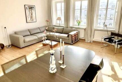 Lehel am Isartor. Zentrale Bestlage. Neu, hochwertig möblierte 3,5 Zimmer. Großer Garten WG geeignet 3 zimmer