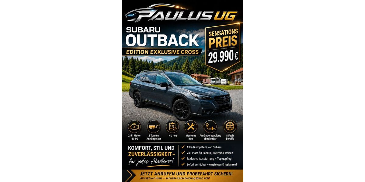 Subaru Outback 89.900 km 29.990 &euro; Markt Einersheim 97348
