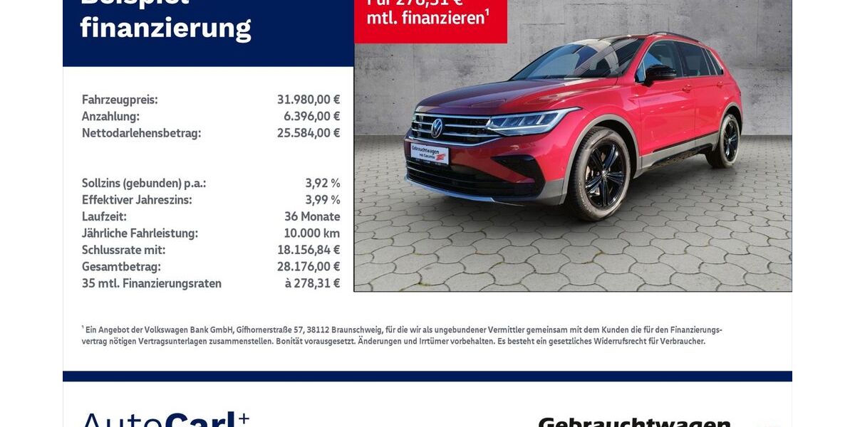 VW Tiguan 51.400 km 29.980 &euro; Plauen 08527