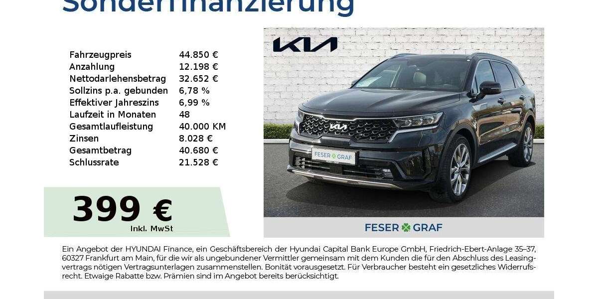 Kia Sorento 27.196 km 44.850 &euro; Roth 91154