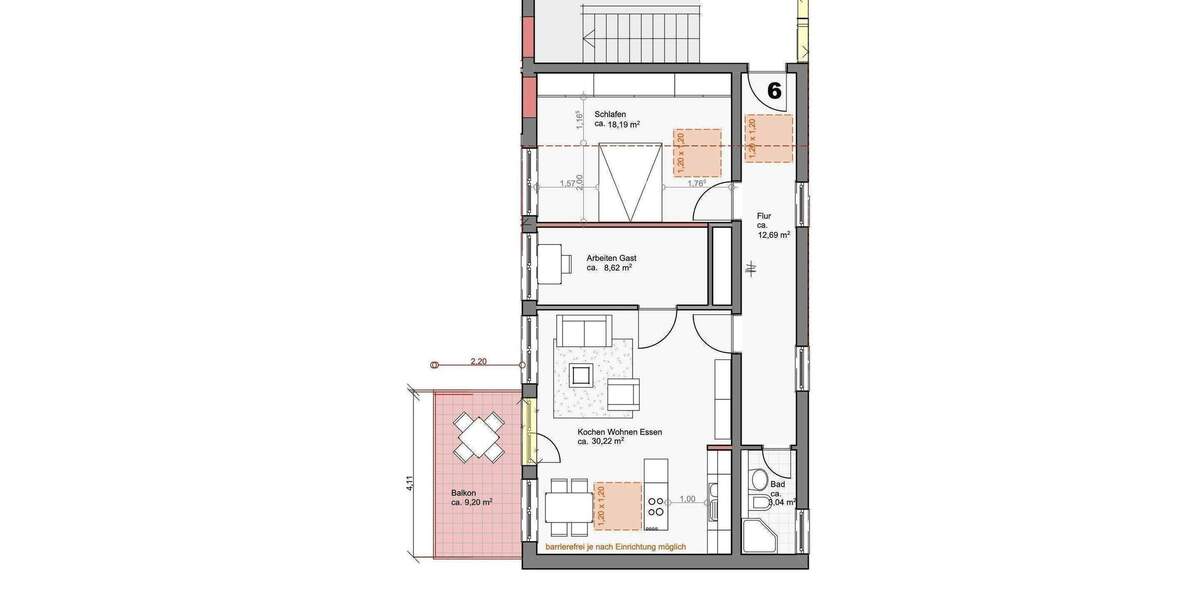 Einfamilienhaus Bogen - 2 Zimmer, 174.000&euro; | Angebot:26189306