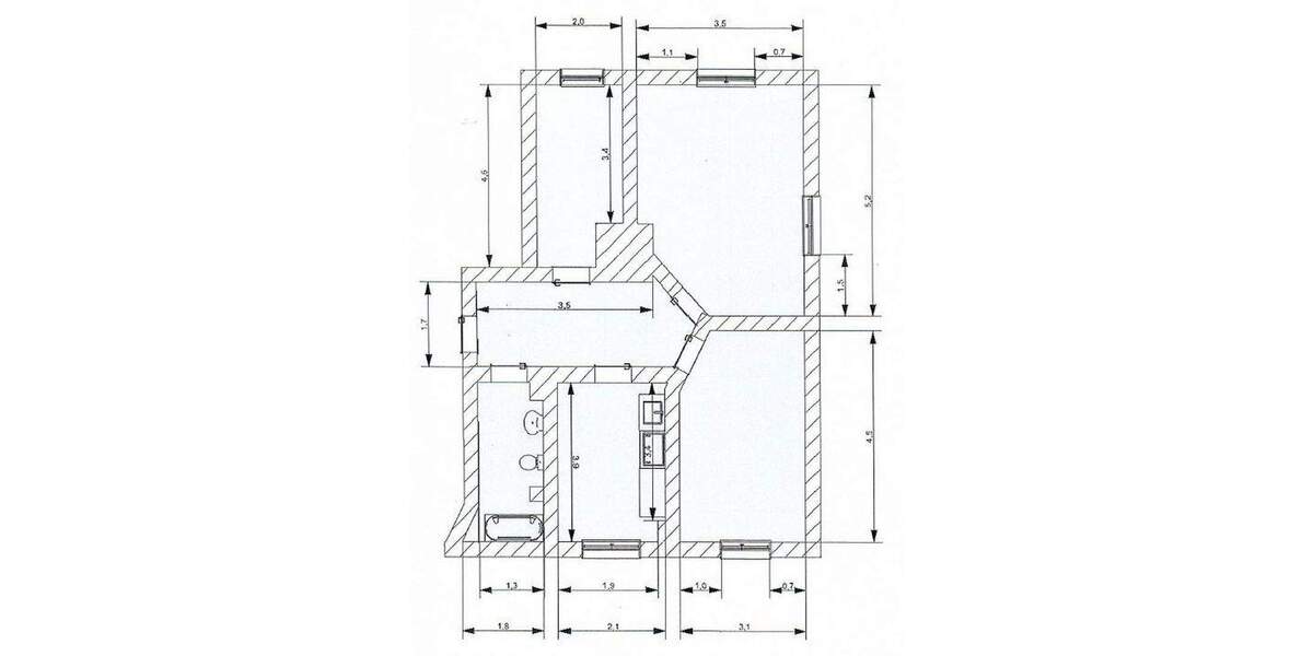 Etagenwohnung Bautzen Seidau - 3 Zimmer, 62 m&sup2;, 119.500&euro; | Angebot:25869129