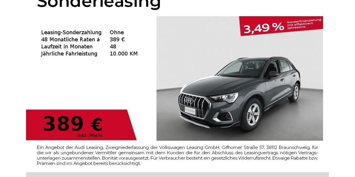 Audi Q3 6.074 km 38.980 &euro; Fürth 90763