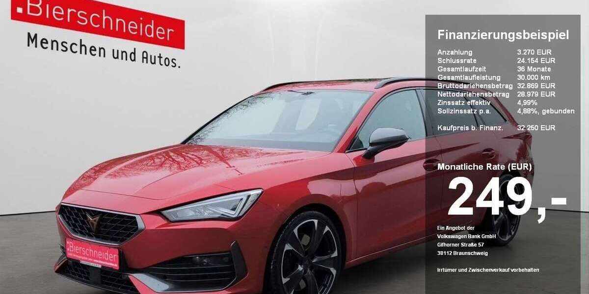 Cupra Leon 39.930 km 32.250 &euro; Regensburg 93055