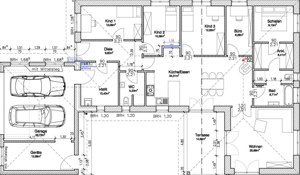 Einfamilienhaus Harrislee - 9 Zimmer, 189 m&sup2;, 899.000&euro; | Angebot:27131752