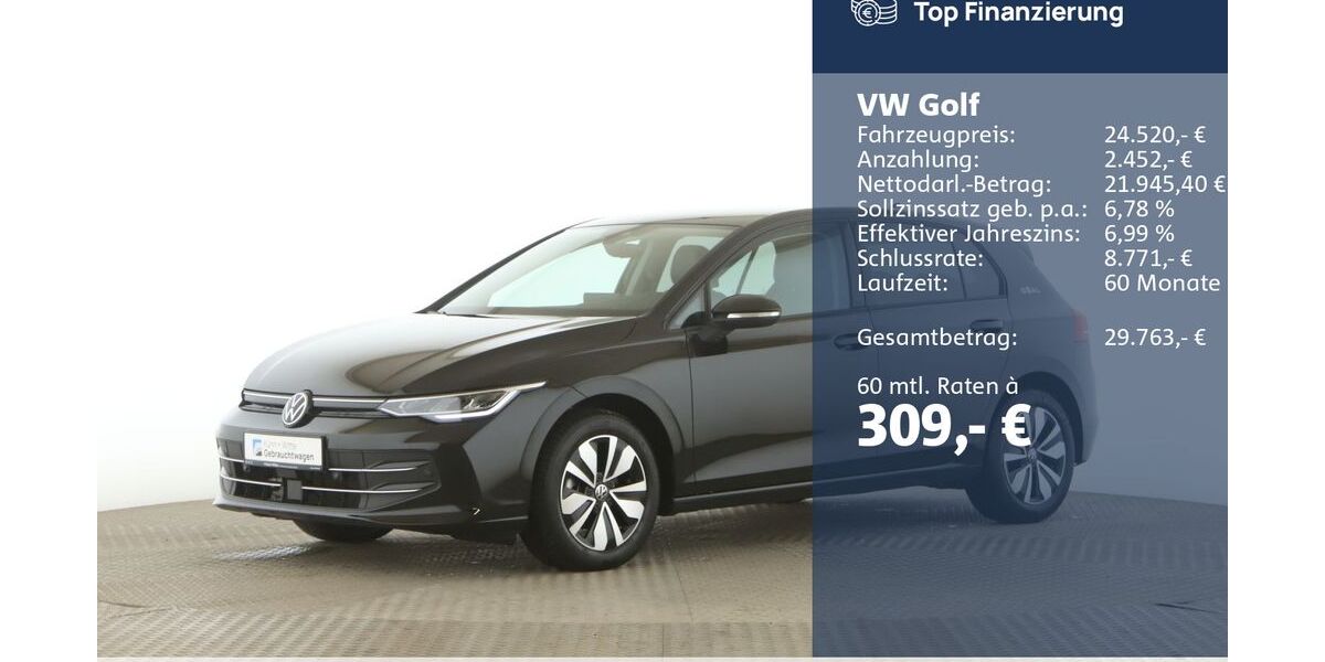 VW Golf 9.218 km 24.520 &euro; Jesteburg 21266