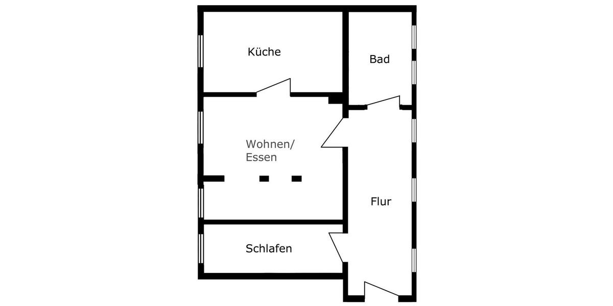 Etagenwohnung Altenburg - 2 Zimmer, 68 m&sup2;, 359&euro; | Angebot:19462899
