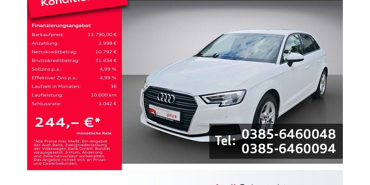Audi A3 122.700 km 13.790 &euro; Schwerin 19061