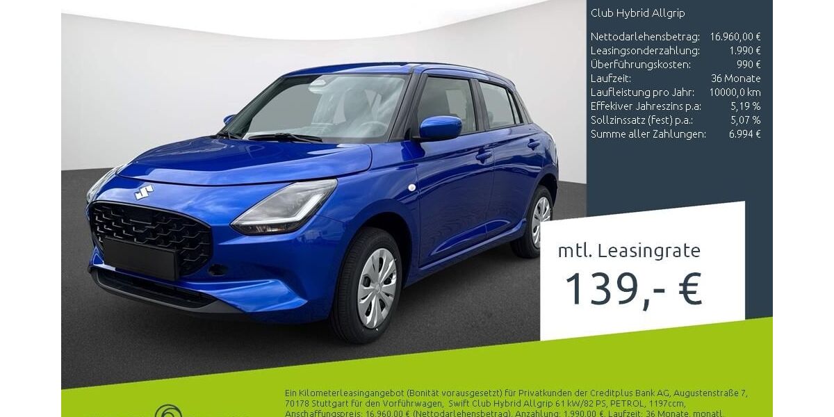 Suzuki Swift 1.500 km 16.960 &euro; Stuhr 28816