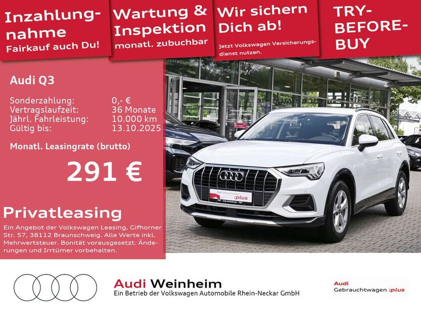 Audi Q3 25.491 km 37.499 € Weinheim 69469