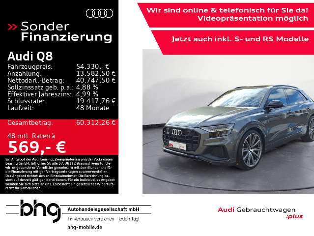 Audi Q8 119.821 km 54.330 € Freiburg 79115