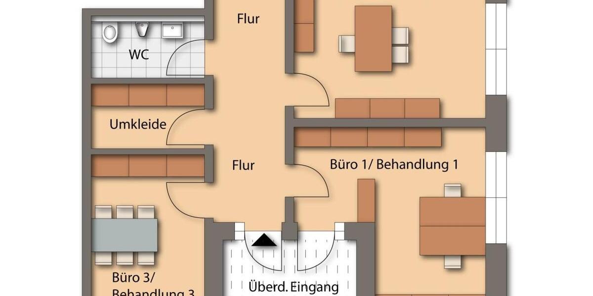Gewerbeobjekt Mühlhausen - 1.260&euro; | Angebot:26262566