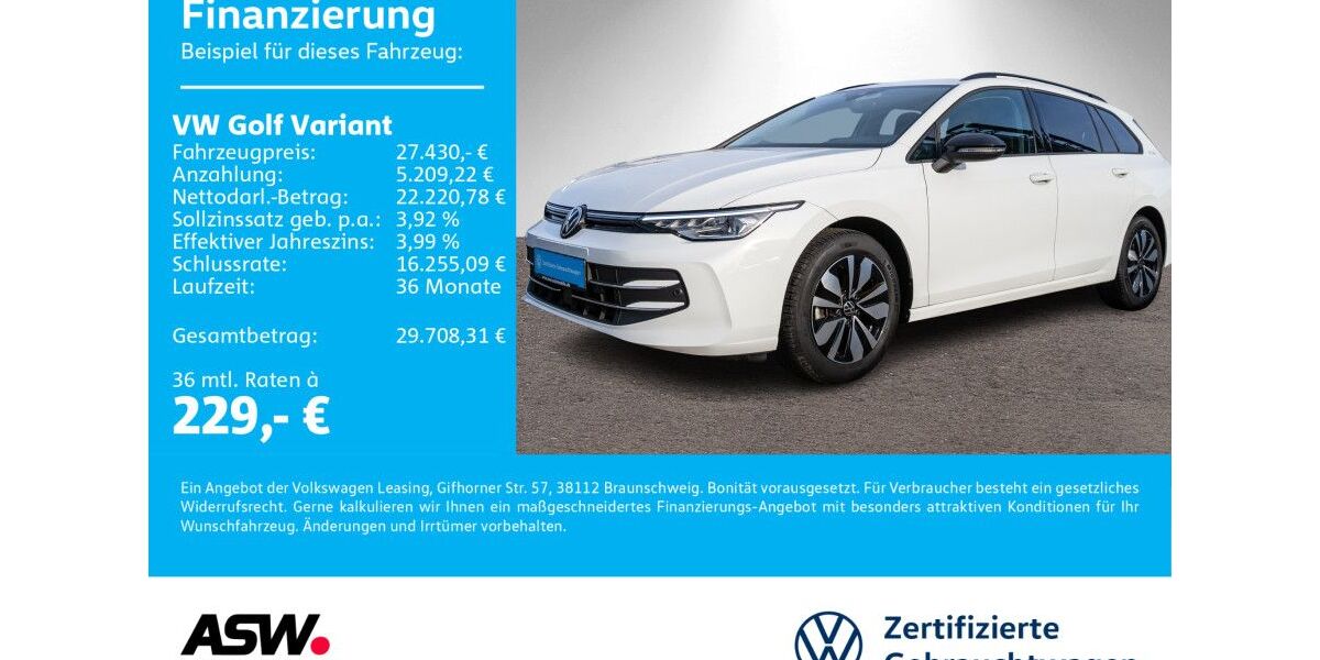 VW Golf 26.100 km 27.430 &euro; Neckarsulm 74172