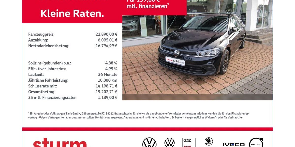 VW Polo 22.797 km 22.890 &euro; Altenkirchen 57610