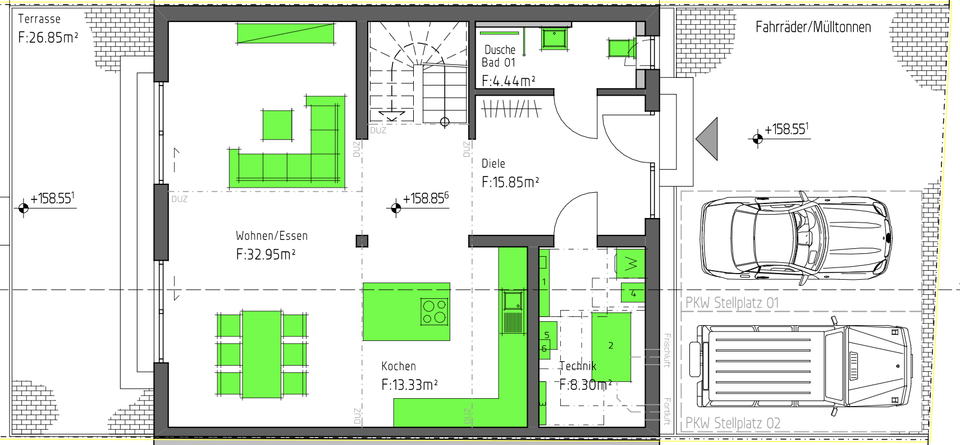 Einfamilienhaus Roßdorf - 4 Zimmer, 147 m&sup2;, 1.950&euro; | Angebot:26322953