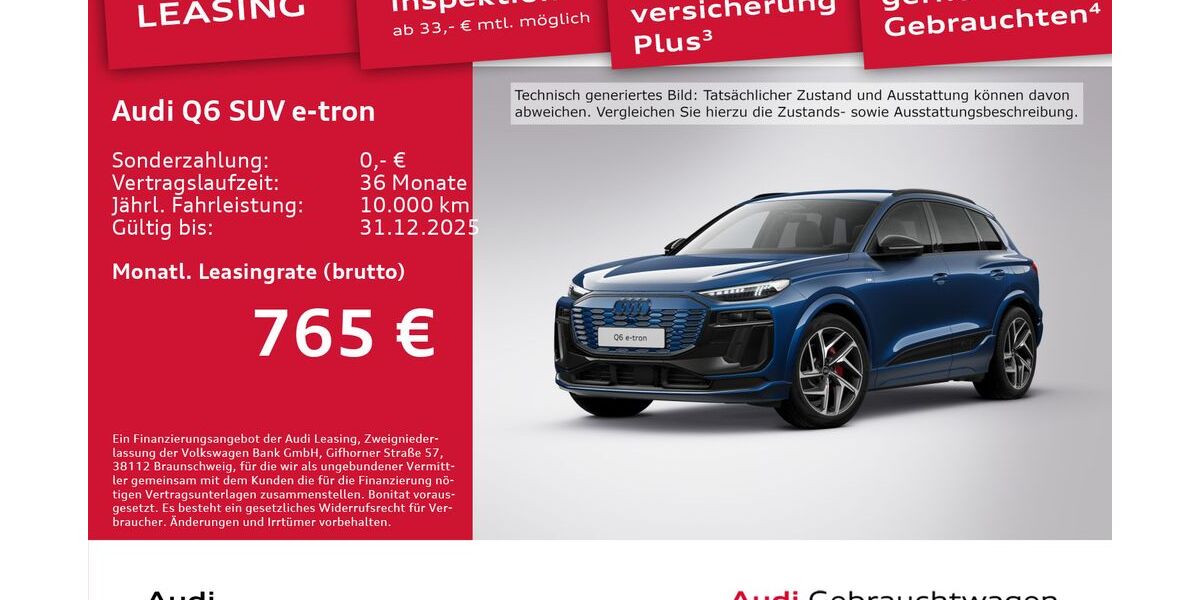 Audi Q6 e-tron 7.760 km 73.490 &euro; Dresden 01067