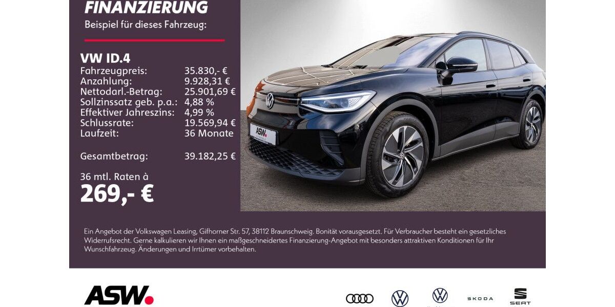VW ID.4 12.990 km 35.830 &euro; Weinsberg 74189