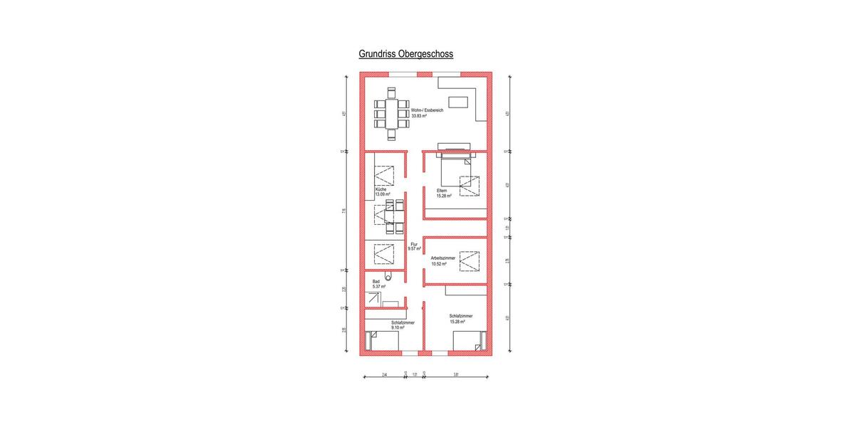 Dachgeschoßwohnung Cloppenburg - 5 Zimmer, 105 m&sup2;, 1.200&euro; | Angebot:26409056