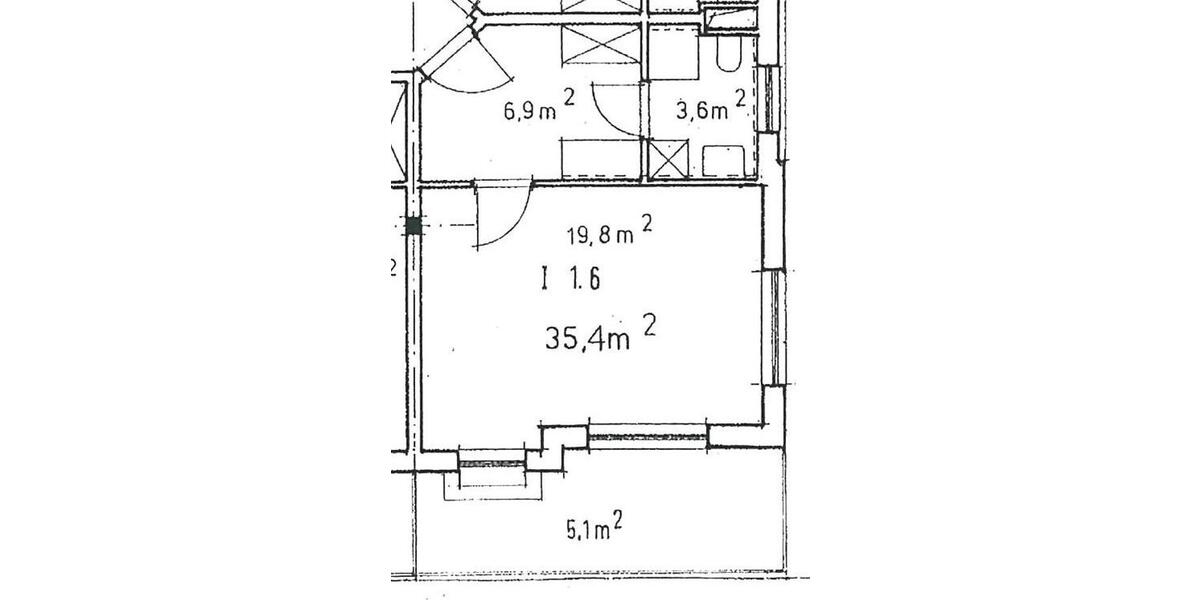 Erdgeschoßwohnung Dresden Plauen - 1 Zimmer, 36 m&sup2;, 330&euro; | Angebot:25418331