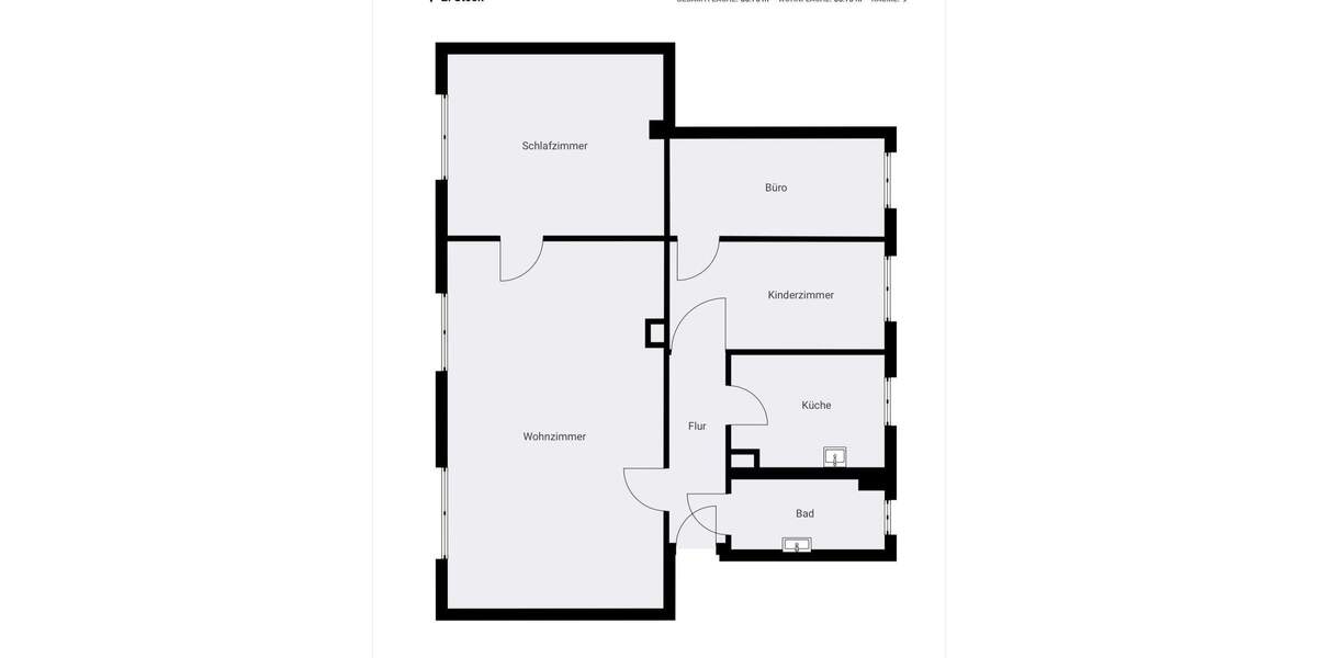 Etagenwohnung Kaltennordheim - 4 Zimmer, 94 m&sup2;, 88.500&euro; | Angebot:25725721