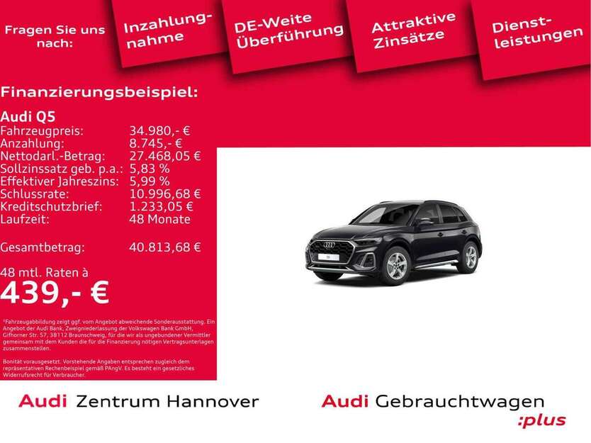 Audi Q5 92.187 km 34.981 € Hannover 30179
