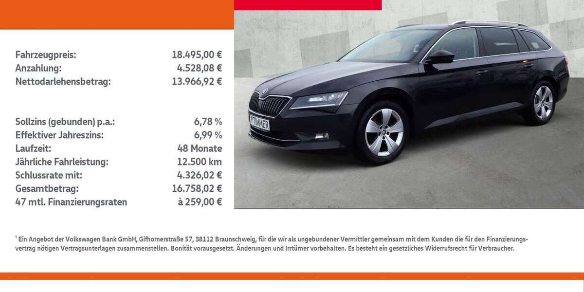Skoda Superb 128.100 km 18.495 &euro; Meppen 49716
